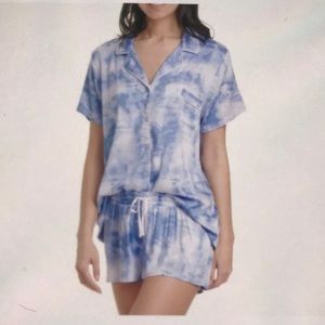 Splendid tie-dye pajama set medium NEW
